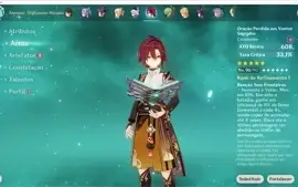 Conta Genshin Impact 10 personagens 5 ⭐ AR 56