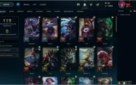 conta plat 2 com 28 skins e 77 icones