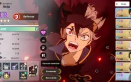 conta de black clover mobile mereolleona S5 black asta S5