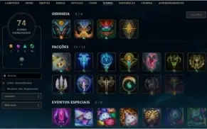 Conta league of legends