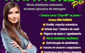 Whaticket Chatbot + Empresas | (saas)Preço só para hoje!!
