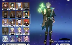 CONTA AR60 17 personagens 5* e 9 armas 5*