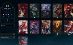 Conta Unranked 18 Skins (Ouro S12)