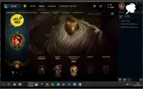 conta de lol foda