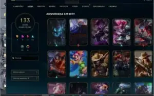 conta de lol foda