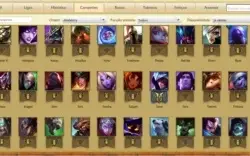 Vendo conta Gold III, 62 champions, 16 skins, 2 pag de runas