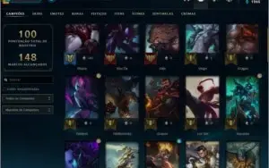 Conta League of legends Recente