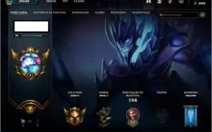 Conta Lol Gold 2, 75 Champs, LVL 89, SKIN VITORIOSA