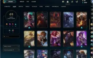 Conta Lol Gold 2, 75 Champs, LVL 89, SKIN VITORIOSA