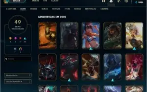 Conta Lol Gold 2, 75 Champs, LVL 89, SKIN VITORIOSA