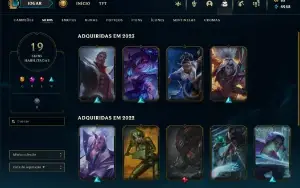 Conta lv110, sem elo, pronta pra ranked + skins hypadas.
