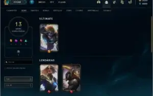 DUAS CONTAS DO LOL POR 100$ - UMA COM 3K DE RP -