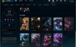DUAS CONTAS DO LOL POR 100$ - UMA COM 3K DE RP -