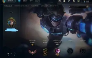 DUAS CONTAS DO LOL POR 100$ - UMA COM 3K DE RP -