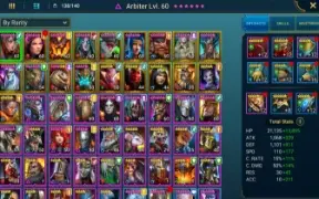 Raid Shadow Legends - Conta LvL 70 com 21 lendários TOPs