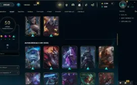 Valorant Plat 3 karambit íon c/todas versões + lol acc