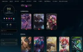 Conta Unranked lvl 80 Lux Elementalista+Katarina Prestigio