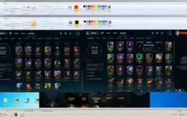 Conta com Muitas skin barata