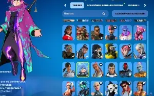 Conta Fortnite Skins Marvel E Animes! Super Barata
