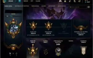 Conta de lol ouro 3 nas 2 filas conta top!