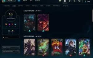 CONTA LEAGUE OF LEGENDS DIAMANTE 3