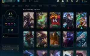 CONTA LEAGUE OF LEGENDS DIAMANTE 3