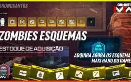 Skin Rara Zombies Cod Mw3 + Brindes - Combo Receitas Zombies