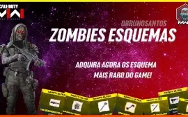 Skin Rara Zombies Cod Mw3 + Brindes - Combo Receitas Zombies
