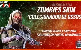 Skin Rara Zombies Cod Mw3 + Brindes - Combo Receitas Zombies