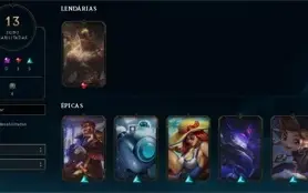 Conta platina 3 13 skins 11 no espolio