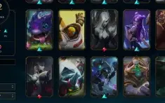 Conta LoL - Esmeralda III / 222 skins LvL 708