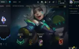 Conta LoL - Esmeralda III / 222 skins LvL 708