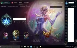 Conta lol com 300+Skins Annie hextec e Vayne ladra de almas