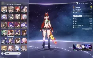Conta Star Rall Lv 70 com 21 personagens T5 Honkai Star Rail