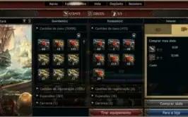 Conta Seafight Top full canhão/receitas - AG3