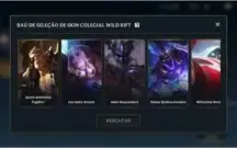 PLATINA IV, com 3BAÚS, 2-Skins, 20Campeões e mais