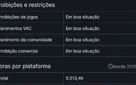 Conta Steam Nível 46 Com 150+ Jogos Nunca Levou Ban 4 Anos