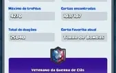 Conta Clash Royale level 12 4270 trofeús com todas as cartas