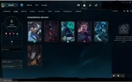 Conta smurf lol diamante 3