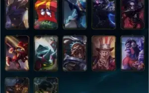Conta de LOL GOLD 2 COM VARIAS SKINS E COM 3 GEMA