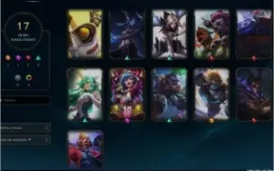 conta lv 74, bronze 4, 55 champ, 17 skins, 12 emot.