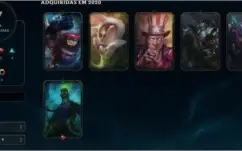 conta lv 74, bronze 4, 55 champ, 17 skins, 12 emot.