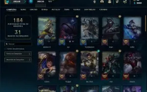 Conta platina 2 com 55 Champs e 21 Skins