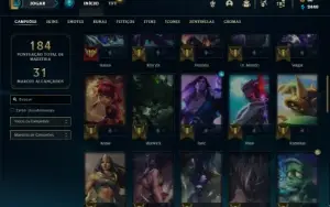 Conta platina 2 com 55 Champs e 21 Skins