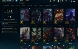 Conta platina 2 com 55 Champs e 21 Skins