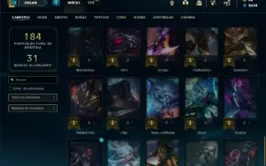Conta platina 2 com 55 Champs e 21 Skins