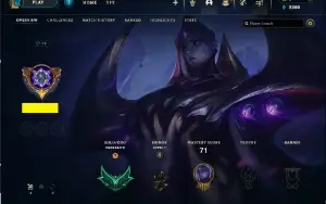 Conta league of legends smurf esmeralda