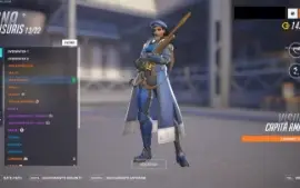 Conta overwatch lendária com skins e competitivo desbloquead