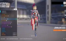 Conta overwatch lendária com skins e competitivo desbloquead