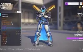 V>Conta Overwatch Digital Deluxe+Arma Dourada